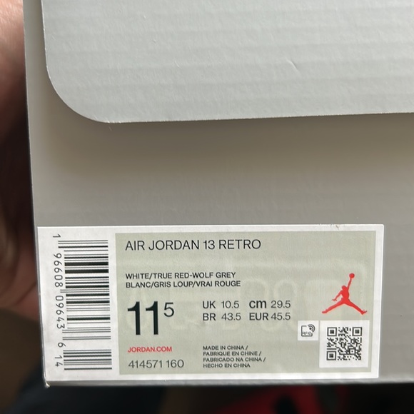 Jordan 13 retro “wolf greys” - Picture 7 of 7